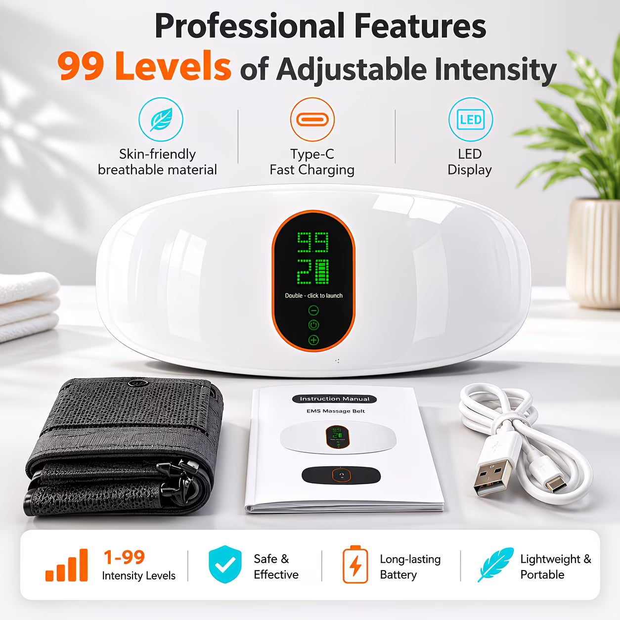 Full Body Massager, Adjustable Intensity, Lazy Person's Weight Loss Machine